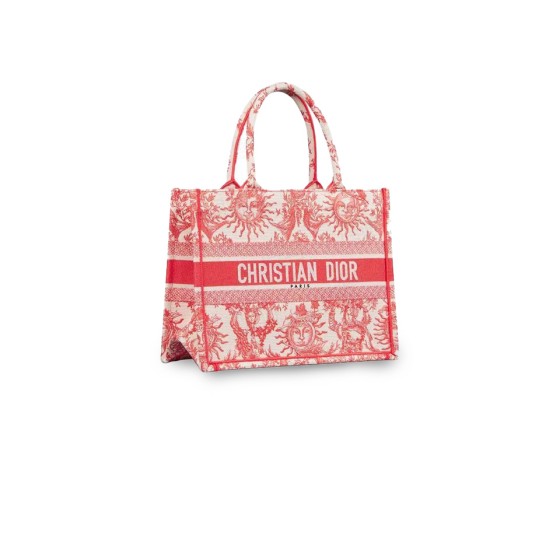 ¥840【Dior】 ⭐⭐129⭐6 手提包 中号 珊瑚色 北北