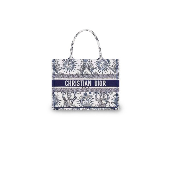 ¥780 【Dior】⭐⭐296⭐ZE 单肩手提包 白色拼海军蓝 北北