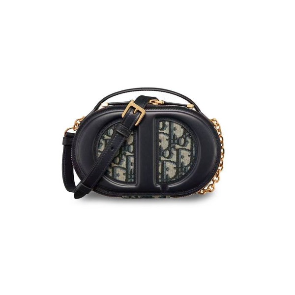 ¥540 【Dior】⭐⭐S22⭐01 可拆卸可调节肩带 单肩斜挎包 蓝色尺寸19×12 美派