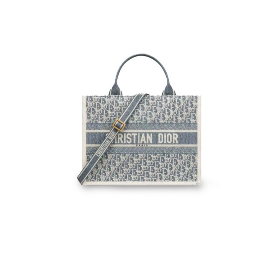 ¥680.00 【Dior】⭐⭐25CZE⭐M 购物袋手提包 男女同款 蓝色 小号尺寸26×21 中号尺寸36×28 大号尺寸41×35 美派