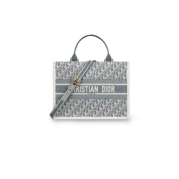 ¥680.00 【Dior】⭐⭐25CZE⭐M 购物袋手提包 男女同款 蓝色 小号尺寸26×21 中号尺寸36×28 大号尺寸41×35 美派
