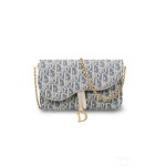 ¥560【Dior】⭐⭐590⭐7CD 单肩包 蓝色 长21.5cm 宽4.5cm 高13.5cm