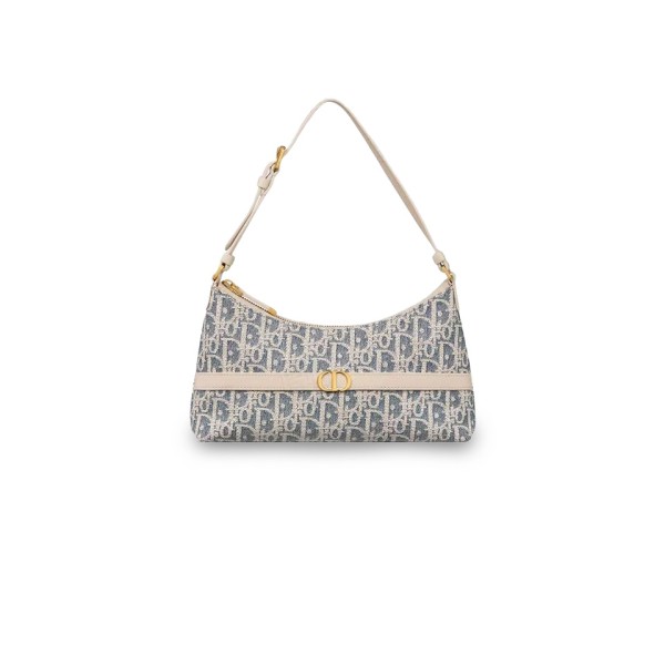 ¥520 【Dior】⭐️⭐️S38⭐️1 手提单肩包 蓝色拼浅饼干色 尺寸长24cm 宽6.5cm 高14cm 美派