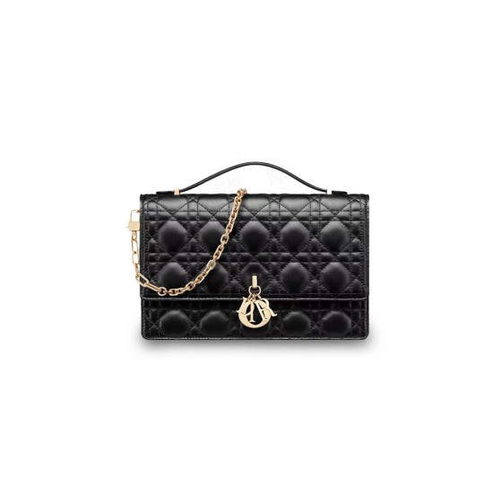 ¥540【Dior】 ⭐⭐M09⭐9 可拆卸链带翻盖开合藤格纹 斜挎手提包 大号尺寸24×11 小号尺寸21×10 橘子