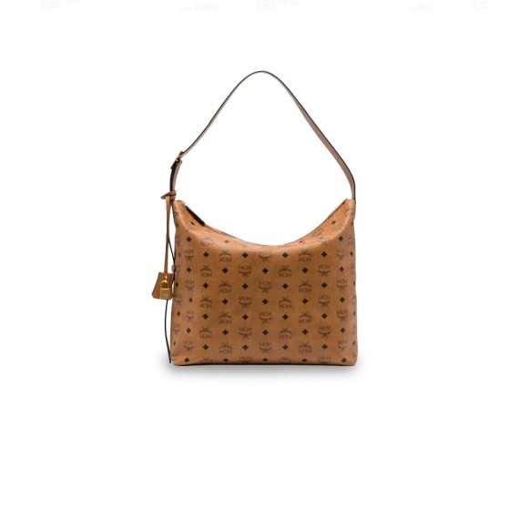 ¥620【MCM】 ESTA02C 天美 大容量 手提 帆布拼皮革 单肩包 尺寸 长34cm 宽12cm 高33cm 天美