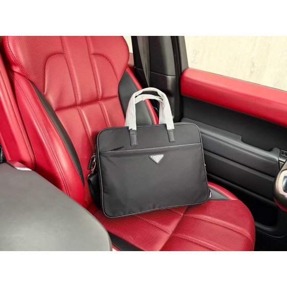 ¥565 【PRADA】⭐11QS⭐454T⭐ 凯撒 尺寸：37x28x8CM 凯撒