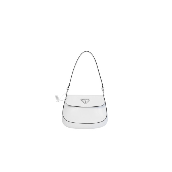¥520【PRADA】 1⭐BD303 杰林 16 * 4 * 22cm P*R*A 珐琅金属徽标 亮面皮质 手提包 腋下包 单肩包 杰琳