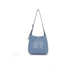 ¥590 【MLB】⭐⭐MBD⭐15N 征服 斜挎包 常规 男女同款情侣款 天蓝色/深奶油色 尺寸22*25 征服