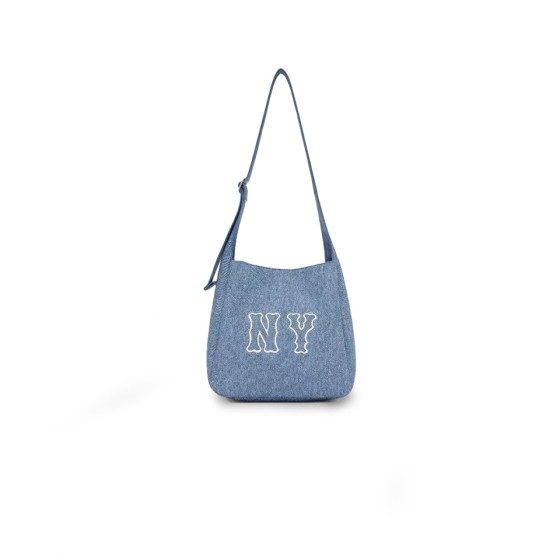 ¥590 【MLB】⭐⭐MBD⭐15N 征服 斜挎包 常规 男女同款情侣款 天蓝色/深奶油色 尺寸22*25 征服