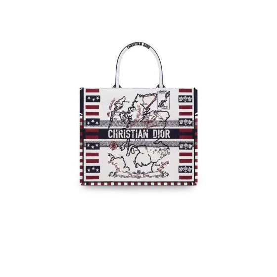 ¥780.00-880.00 【Dior】⭐⭐-M⭐20E 一诺 手提包 大号 女款 白色拼红色 一诺