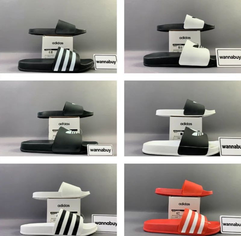 P190【Adidas slides.】 231714 231715 231716 231717 231718 231719
