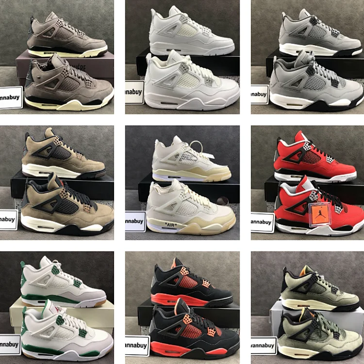 🚇P670【Air Jordan 4】【Real GX】8527-016 308497-603 5758-898 9368-100 308497-100-1 6773-220 308497-007 5759-888 5415-103