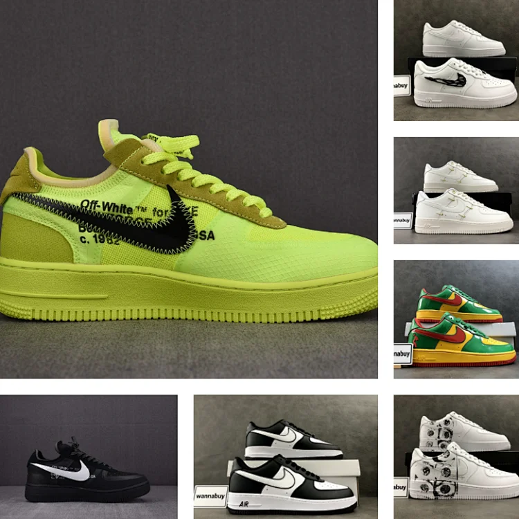 🚄P440【Nike Air Force 1】【OWF】4606-700 White 2.0 0788 001 3654 111 923044-100 1686-101 4383-300
