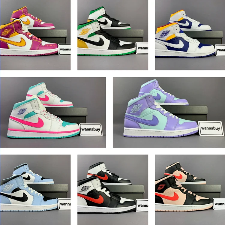 ✅P580【Air Jordan 1】 554724-075 554724-131 6472-117 554724-500 554725-604 555112-401 0350-100 555112-102