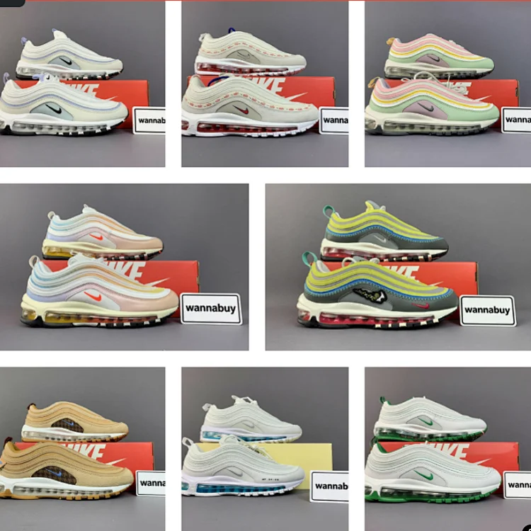 😲P400【Nike Air Max 97】 5348 288 921826-101 8500161 0271100 1594 001 6087 102 4759 001 4013 001